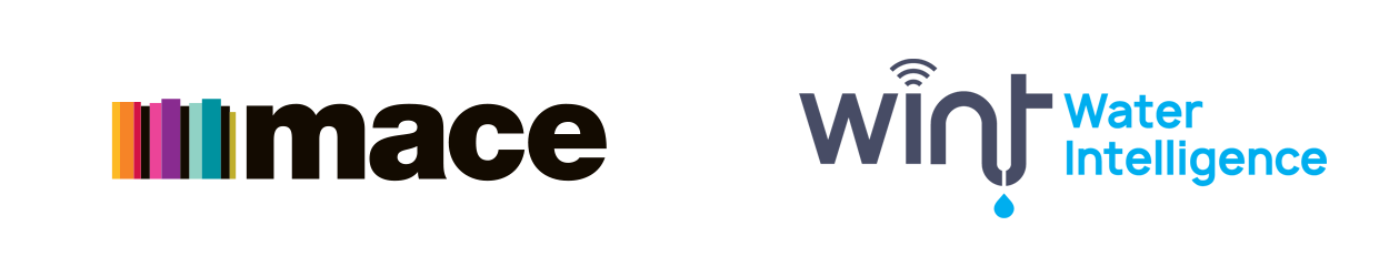 MACE Group and WINT Water Intelligence Logos
